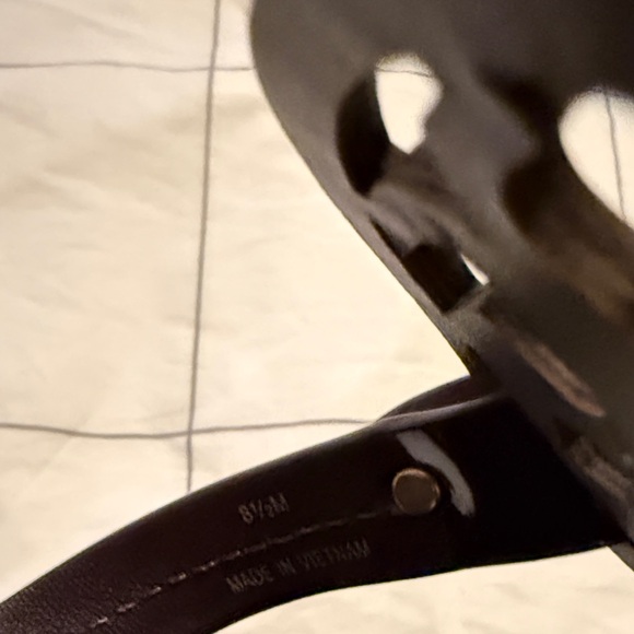 Tory Burch Miller Sandals Dark‎ Purple Size 8.5 - Picture 6 of 7